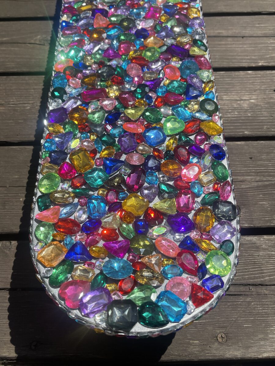 Rainbow Gem Explosion Skateboard - Image 2