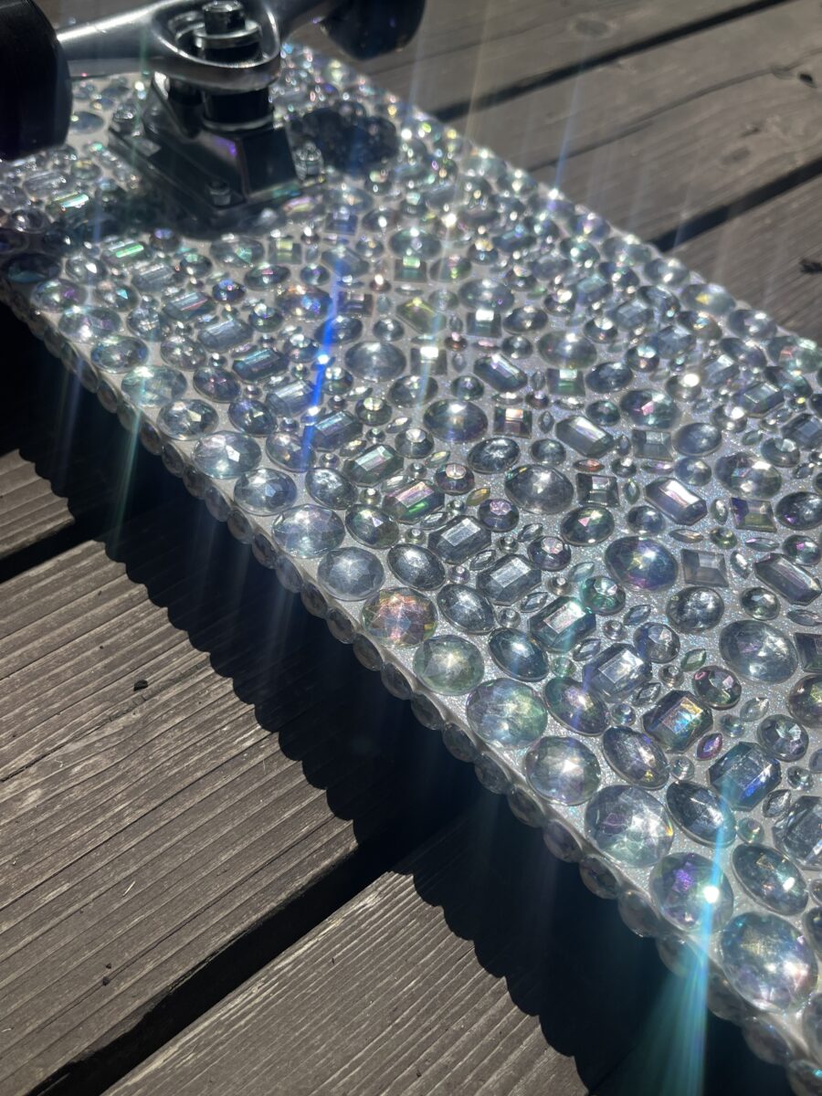 Iridescent GemSTONED Skateboard - Image 2